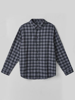 Рубашка мужская прямого кроя в клетку - Mark formelle фото 4