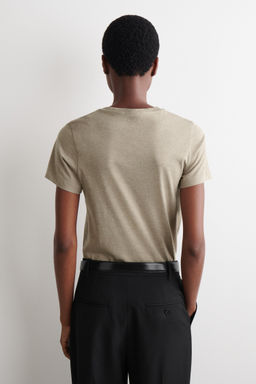 CAMISETA DE ALGOD?N DE CUELLO REDONDO - H&m фото 10