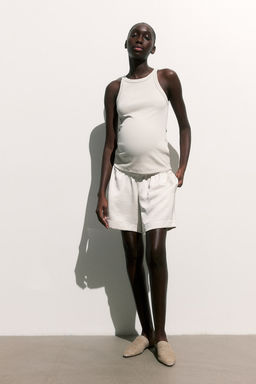 MAMA Pantalon corto de saten Before & After