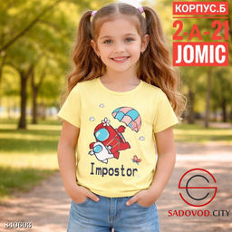 Детская футболка для девочки - Bruno фото 4