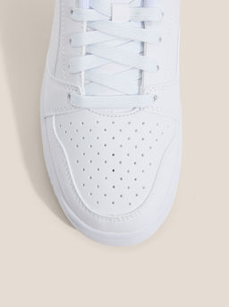 Детские кеды PUMA Puma Rebound V6 Lo Jr Артикул 4587255, белый
