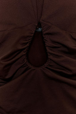 BODY POLIAMIDA DRAPEADO / Marr?n - Zara фото 8