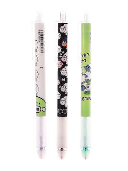 Цена за 6 шт. Ручка гелевая автоматические стираемые чернила, 0.5 мм, стержень синий, Овечки, МИКС - Simaland фото 2