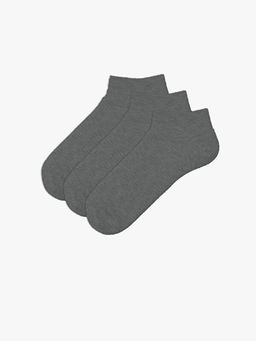 D?z Erkek Patik ?orap 3l?