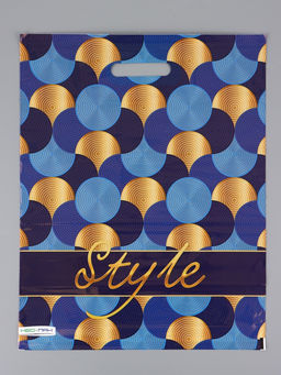 Цена за 25 шт. Пакет "Золотой стиль , полиэтиленовый с вырубной ручкой, 38х47 см, 60 мкм