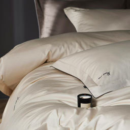 КПБ Mency Winni Mark Cross Бархатный сатин MENWMC003 2 спальный