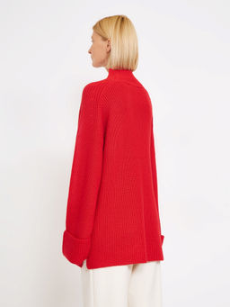 Свитер с содержанием шерсти мериноса B2880/carlate - Emka фото 5