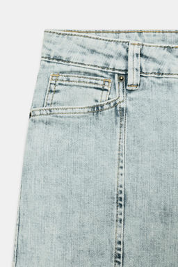 ZW COLLECTION MID-WAIST CAPRIS JEANS - Zara фото 7