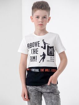 CRB wear/CSJB 63124-21-321 Футболка для мальчика,экрю/Ex.Cherubino