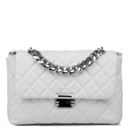 C0411 white, женский кожаный клатч Barcelo Biagi