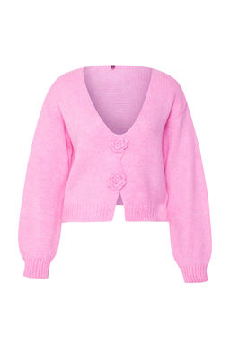 Pudra Gul Detayl? Triko Yumusak Dokulu H?rka TWOAW25HI00242