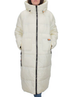 H-2209 WHITE Пальто зимнее женское (200 гр .холлофайбер) - Fashion фото 2