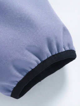 Куртка женская гибридная стёганая с капюшоном с графеновой подкладкой синего цвета 9630_1S