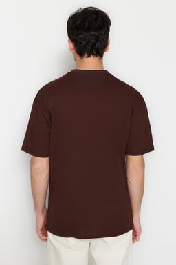 TRENDYOL MAN Siyah Oversize/Genis Kesim Bask?l? %100 Pamuklu T-Shirt TMNSS23TS00261 - Trendyolmilla фото 15