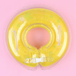 Круг детский на шею, для купания, Подводный мир, от 1 мес, двухкамерный, с погремушками - Крошка я фото 3