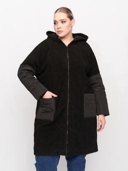 Пальто комбинированное ZPL10533ROL01 - Артесса фото 2