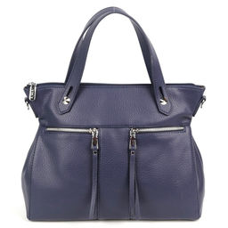 Женская сумка с ручками из эко кожи А-9921-3 Блу - Cidirro фото 2