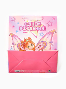 Пакет подарочный «Winx», ML  23 × 27 × 11,5, см