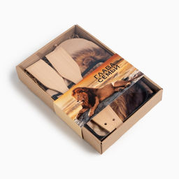 Набор подарочный Доляна Глава семьи: варежка 20х28 см, прихватка 17х17 см, 2 лопатки  фото 8