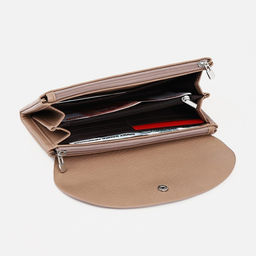 Кошелёк на кнопке, цвет коричневый - Simaland фото 3