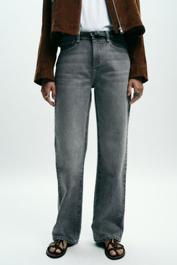 Z1975 REGULAR FIT HIGH-WAIST JEANS WITH BELT - Zara фото 12