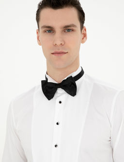 Beyaz Ekstra Slim Fit Smokin G_mlek
