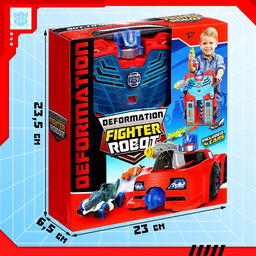 Парковка-трансформер Робот, стреляет, подвижные элементы, трамплин, 4 машинки в наборе - Simaland фото 12