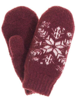Варежки детские круговые Снежинка 0506-8
