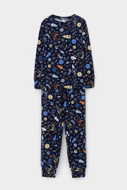 К 1552/24/космические ракеты на гл.синем пижама дет