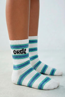 PACK TRES CALCETINES ESTAMPADO LOGO / Blanco / Negro - Zara фото 5