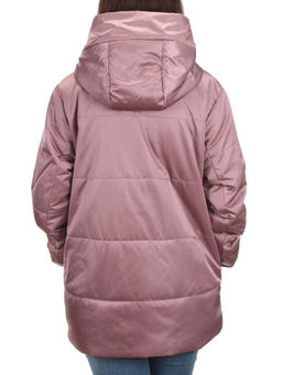 BM-1055 PINK POWDER Куртка демисезонная женская (100 гр. синтепон) - Фабричный китай фото 5