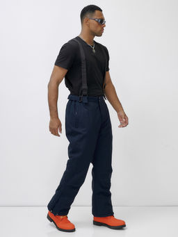 Горнолыжный костюм мужской зимний темно-синего цвета 390TS - Leifensh фото 26