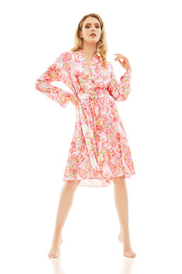 Miyu robe with bow and crack