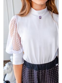 Водолазка белый 212242215 - Nota bene фото 14