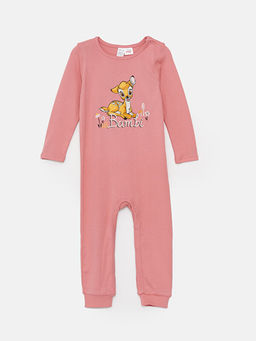 Bisiklet Yaka Bambi Bask?l? K?z Bebek Tulum 2li - Waikiki фото 2