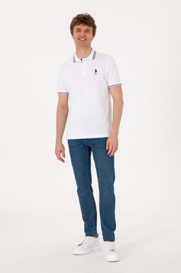 Erkek Beyaz Basic Ti__rt Sepette S_rpriz _ndirim - U.s. polo assn фото 4