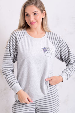 Пижама женская 1-248 (серый)