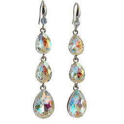 Серьги с чешскими кристаллами