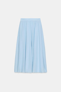 FALDA MIDI CAPA / Azul pastel - Zara фото 7