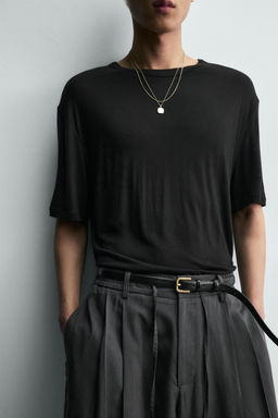 CAMISETA RELAXED FIT 100% BAMB? / Negro
