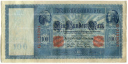 100 марок 1910 года Германия
