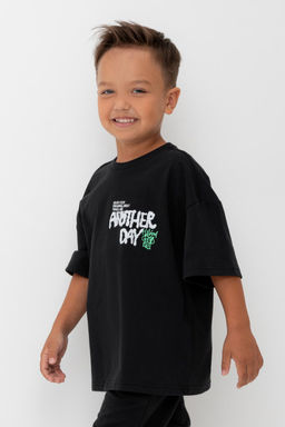 КР 302741-1/черный к562 фуфайка (футболка) для мал - Crockid фото 3