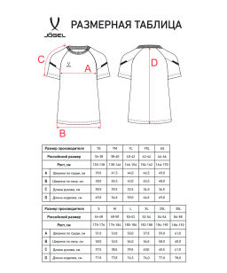 Футболка тренировочная JOGEL CAMP 2 Training Poly Tee, желтый/черный  фото 7