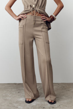 TWILL TROUSERS WITH POCKETS - Zara фото 2