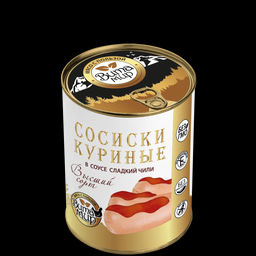 Сосиски куриные в соусе Сладкий чили высший сорт ВитаМир, 340г