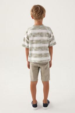Светлый пижамный комплект цвета хаки для мальчика - U.s. polo assn фото 4