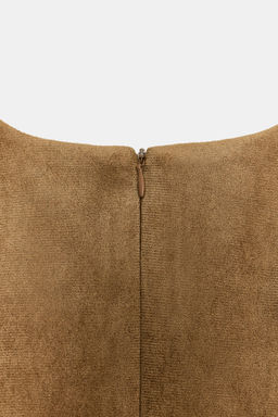 TOP EFECTO ANTE / Camel medio - Zara фото 8