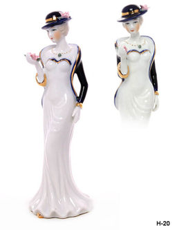 Статуэтка Дама с цветком 20 см / XH-068F /уп 50/ - Галеонтрейд фото 6