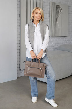Сумка "unisex" Ц-581.8 темный капучино
