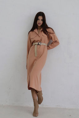 Платье-рубашка с английским воротником - Martichelli фото 19